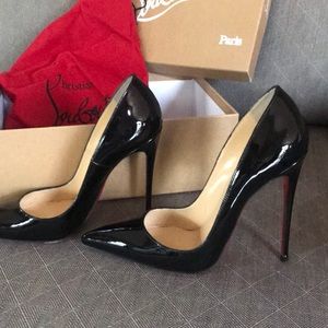 So Kate Black 120 Patent Leather
